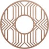 Ekena Millwork Empire Wood Fretwork Pierced Ceiling Medallion, Wood (Paint Grade), 16"OD x 5 7/8"ID x 1/4"T CMWP16X16X0250EPMF